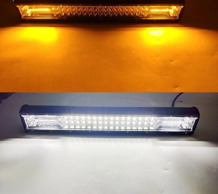 LED Strobe White Amber 3 Rows Light Bar