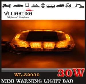 Amber Emergency Mini Light Bar for Vehichles Linear Lens