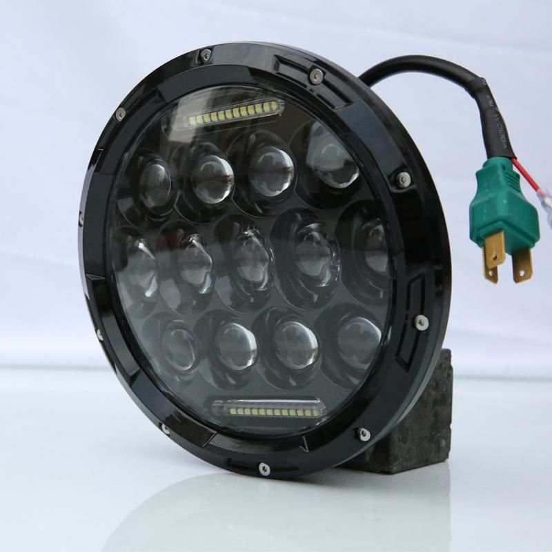 Angel Eyes High Low Beam 75W 7 Inch LED Headlight for Truck or Jeep
