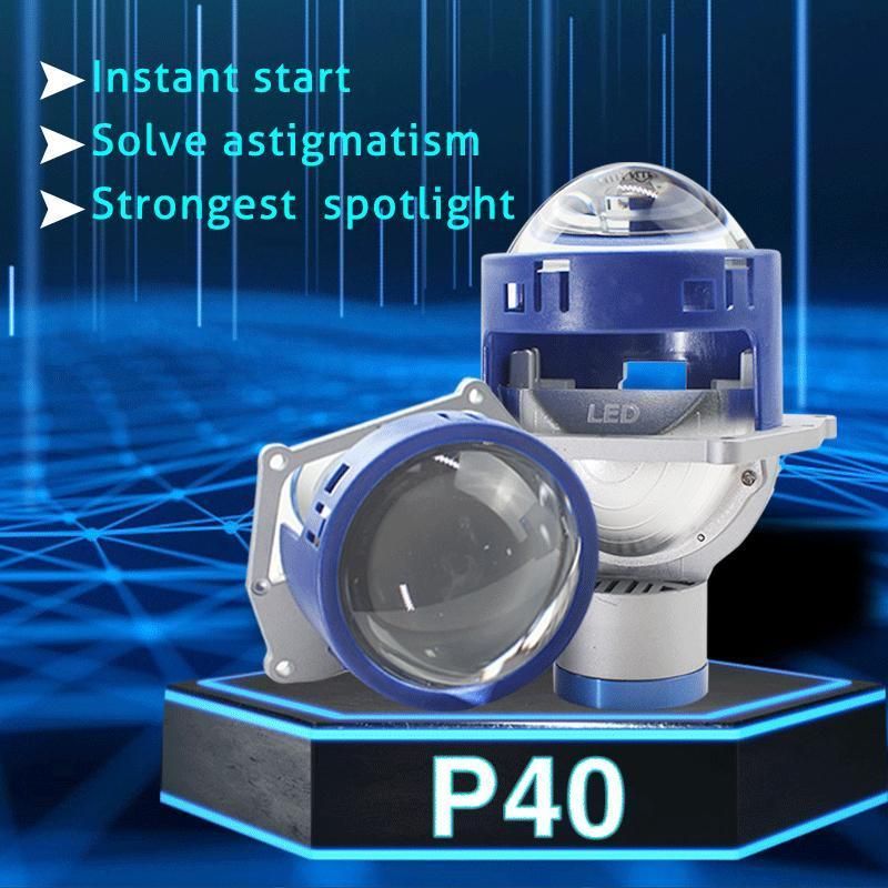 P40 Mini Sun LED Double Projector Lens Headlight Accessories Factory Wholesale LED Projector Lens