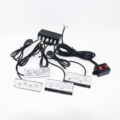 Orange Color Auto LED Warning Lights Dash Deck (DS855-4L-A)