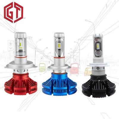 Super Bright X3 Car Lights Lamp H4 H11 3000K 6500K 8000K 3 Color Temperature 9004 9005 9006 9007 H13 H4 Auto Bulb LED Car Headlight