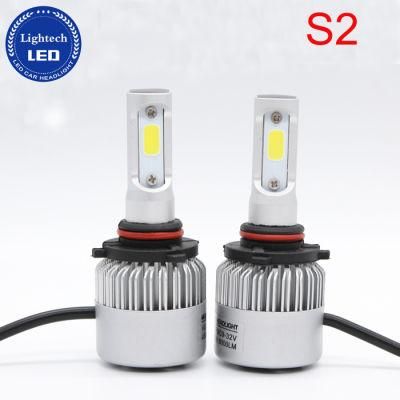 High Lumens S2 H4 8000lm 9005 9006 LED Head Light Bulb