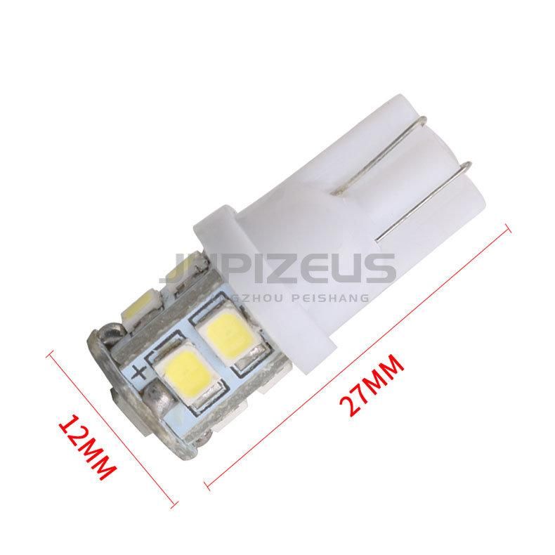 Car LED Light T10 W5w 168 194 2835 Chip 10 SMD LED Car Auto LED Color White Blue Red Side Wedge Light Lamp Bulb DC 12V