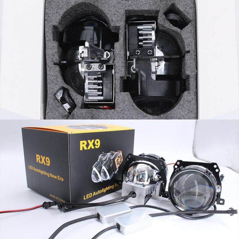 Auto Lightech Rx9 Car Headlight Projector 35W Headlight Projector Kit 6000lumen Projector Lens LED