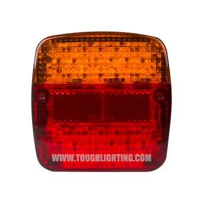 12V/24V E-MARK Universal LED Car Rear Combination Tail Light for Truck Trailer Tractors