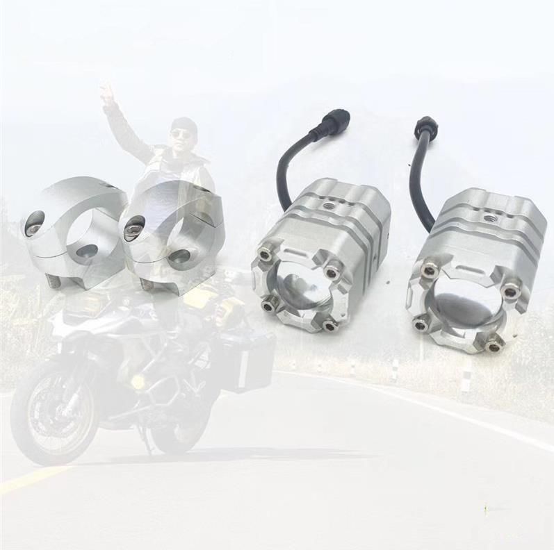 Mini Projector Driving Light Dual Color for Motorcycle Waterproof