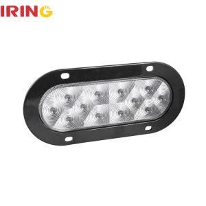 Waterproof 10-30V Oval White Turn Signal Light for Truck Trailer with Adr