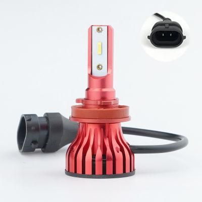 V28 H11 Ultra-Thin Light 4500lm 6500K H11 LED Headlight Plug and Play LED Light Bulb H11