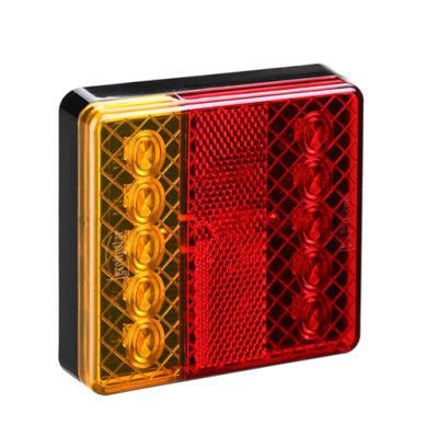 Good Supplier 12V E4 Square Commercial Auto Lights Boat Trailer LED Tail Lights Auto Lamp