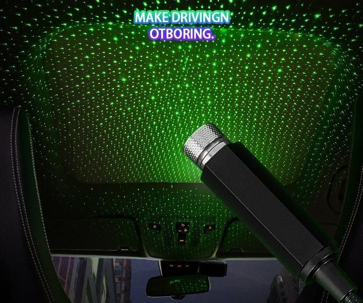 Car USB LED Starry Sky Light Interior Decoration Roof Ceiling Star Light