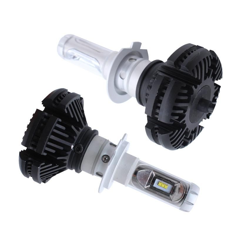 Auto Lighting Wholesale X3 H7 Series High/Dipped Beam12V 24V H7 LED Headlights H4 LED Bulb Car Light 6000K 12000lm Headlight