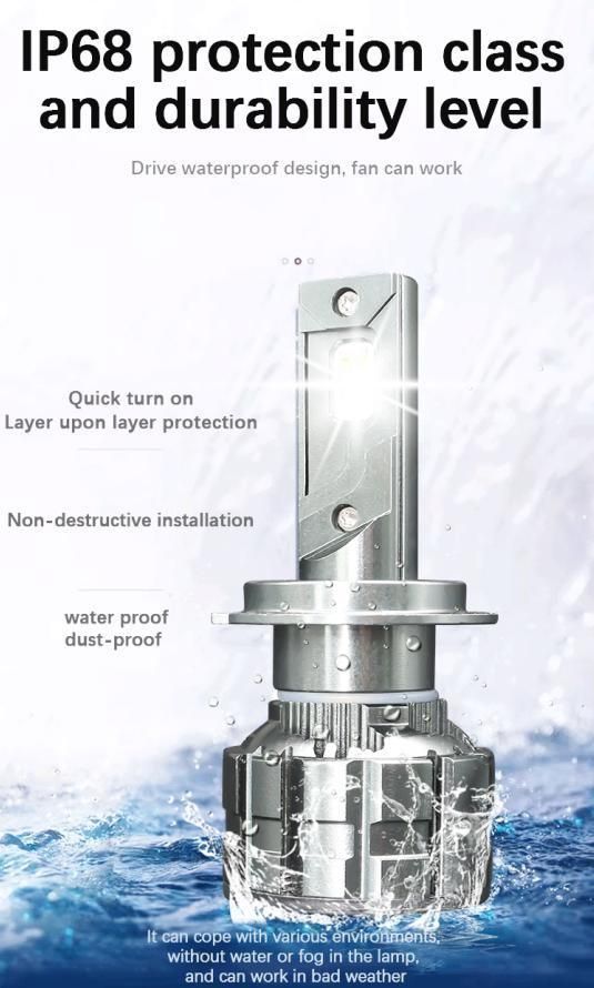 Newest Product X7 LED Car Lights Double Copper Plate H1 H4 H7 H11 9005 9006 Car LED Headlights