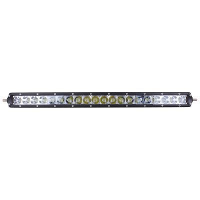 100W, 150W 200W, 250W Barra LED 4X4 Black Single Row off Road LED Light Bar for ATV Offroad Car Truck