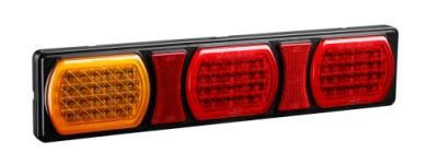 Adr 10-30V Rectangle Heavy Duty Trailer Truck Tractor Indicator Stop LED Tail Lights