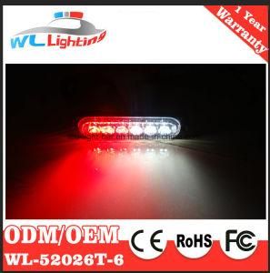 Super Thin Warning Grille LED Surface Mounts Lights Red/White