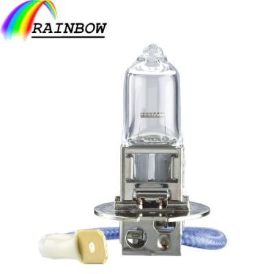 12V 55W H3 Headlight Lamp Dark Blue Glass Replacement Car H3 Halogen Light Bulb Super White Car LED Lamp