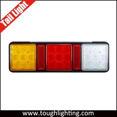LED 3 Pod Truck Stop Turn Tail Reverse Combination Lamp