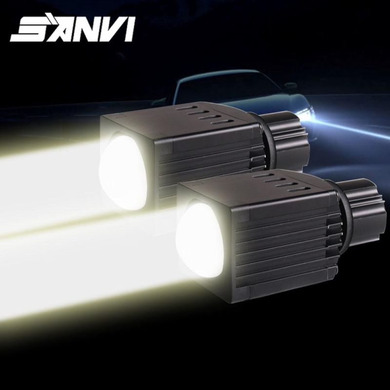 Sanvi K2 12V 12W 4300K LED Projector Glass Lens Headlights for Car Auto Motorcycle Universal Fitting Waterproof Work Lights Lightings Headlamp