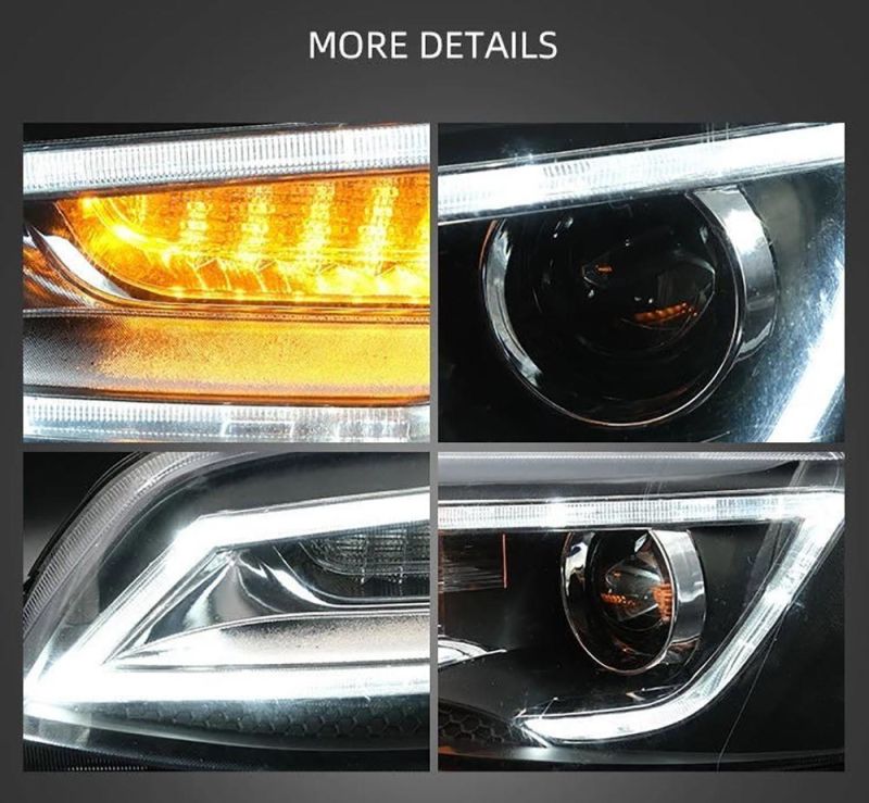 Ve S1&S2 LED Headlight 2006-2013 with LED DRL Moving Turn Signal Xenon Project