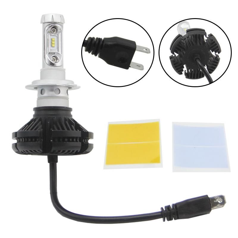 Hot Sale Zes Chips Fanless 4000lm X3 LED Headlight