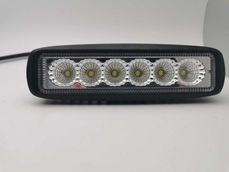 6 Inch LED Light Bar Offroad Spot 18W Bar LED Working Lights Beams Car Accessories for Truck ATV 4X4 SUV