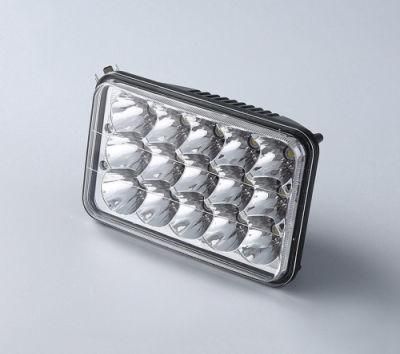 Luz De LED Brightness High Low 45W 5inch 4X6 LED Headlight for SUV ATV