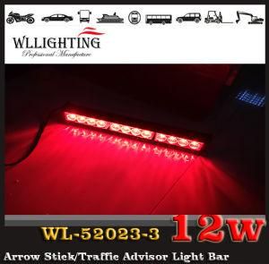 Red Directional Traffic Advisor Light LED Strobe Warning Light