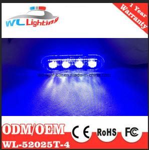 Police Emergency LED Warning Grill Lighthead Blue 4W