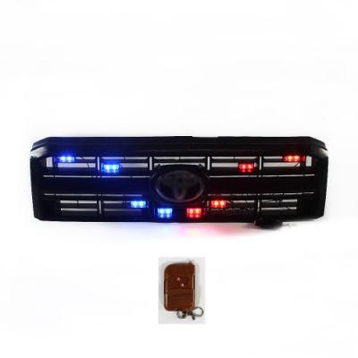Haibang Red Blue LED Police Car Hide a Way Kit Wireless Remote Control Grille Light