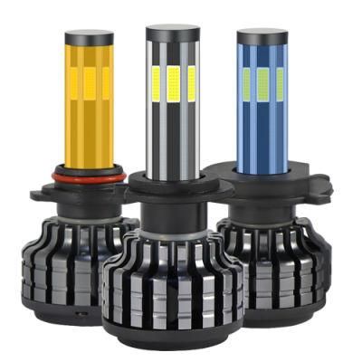 6 Side LED Car Light H4 H7 H11 880/881 5202 Headlight 90W 10000lm Others Car Light Accessories Luces LED