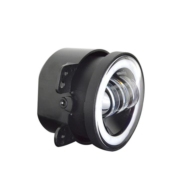 30W 4 Inch Round LED Fog Light for Jeep Wrangler Jk Lj Tj RGB Halo Ring 4" LED Passing Lamp