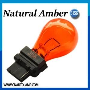 Natural Amber Py27W 3156 Halogen Bulb 12V 21W