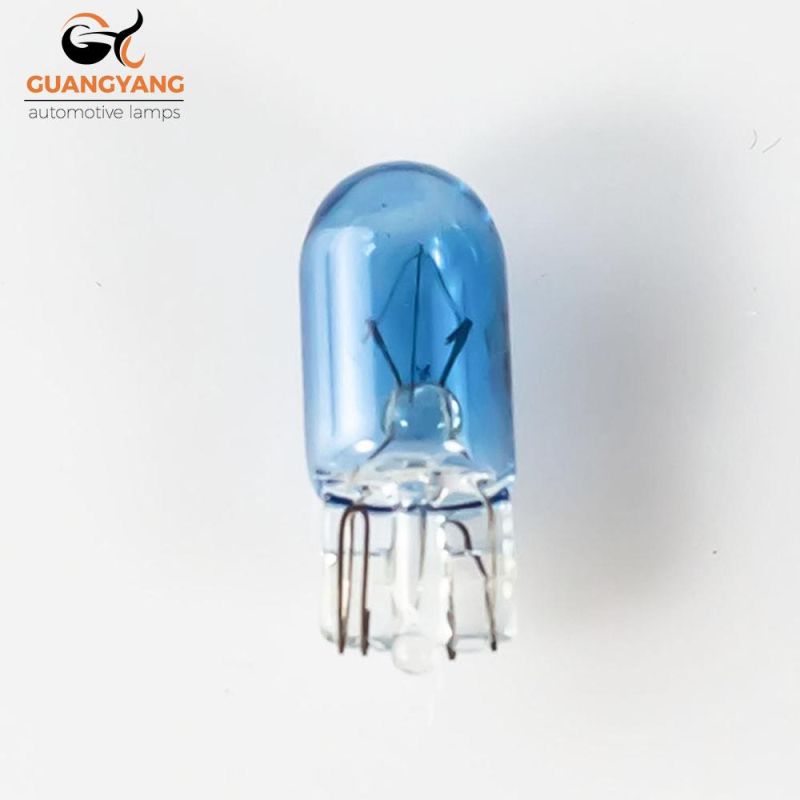 T10 12V 5W Blue Color Halogen Bulb Car Turn Light Car Interior Bulb