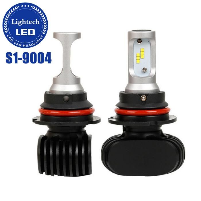 Fanless Car Accessories 4000lm 50W S1 9007 Automobile Csp LED Headlight 9004