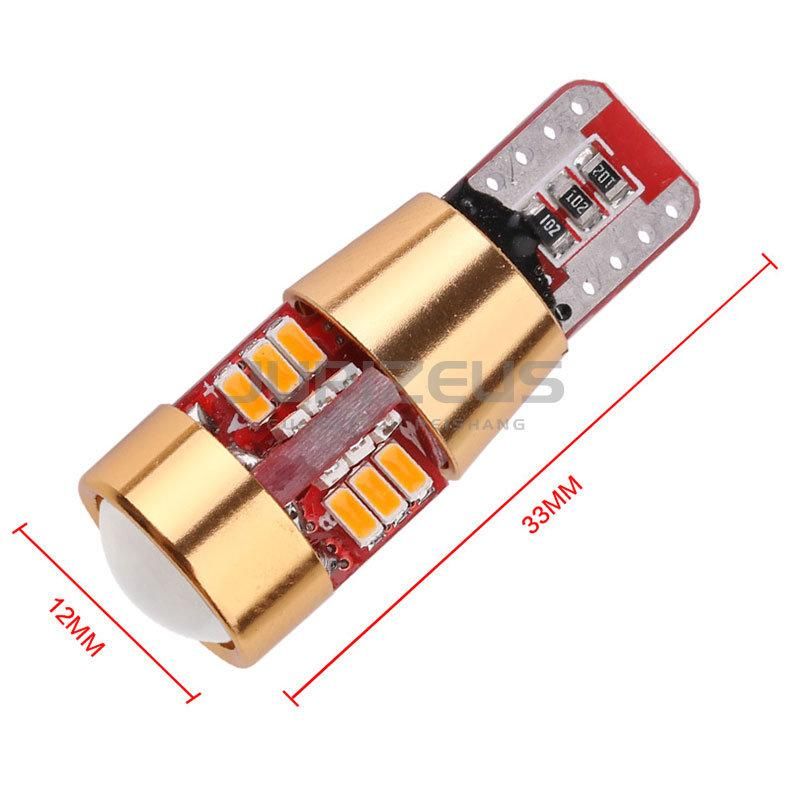 12V Canbus T10 3014 with 27SMD Car Light Bulbs LED for Trucks Dome Reading Parking Reserve Light
