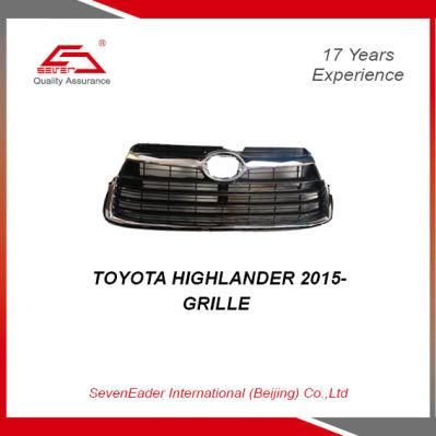 High Quality Auto Car Spare Parts Grille for Toyota Highlander 2015-