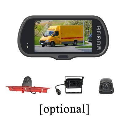 720p LCD 6.5 Inch Backup Rearview Camera Monitor Kit with Window Glass Mount