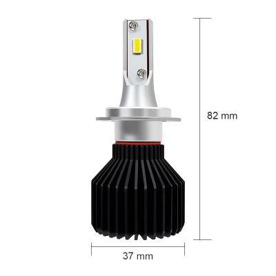 New Design 5 Side LED Chip 30W 3200lm H4 Motorcycle Light System H7 H11 9005 9006 LED Auto Headlight