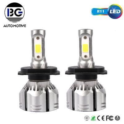 Auto Parts R11 LED 12000lm H4 LED Lights H7 6000K LED Bulb H7 LED Car Headlight H4