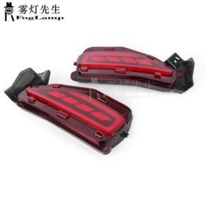 1pairecar LED Driving Fog Lamp Rear Bumper Light Brake Stop Taillight for 2015 2016 2017 Toyota Fortuner