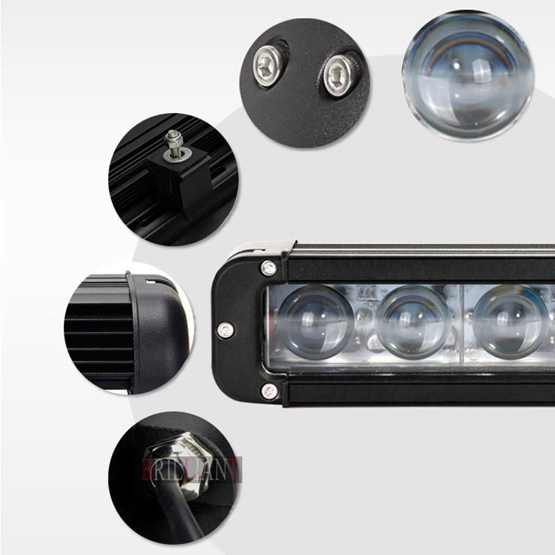 4D Lens CREE 60W Combo LED Offroad Car Bar Light