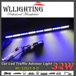 LED Traffic Directional Warning Light for Vehicle Blue White