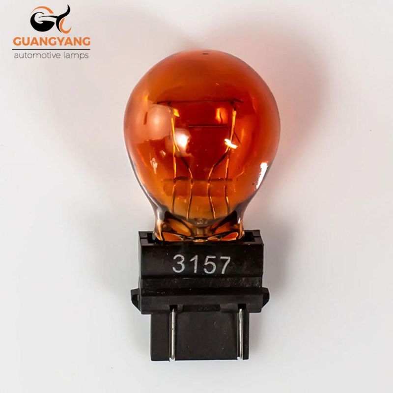 Factory T25 3156 3157 12V 21/5W Amber Car Brake Tail Lights Universal Stop Tail Reverse Light