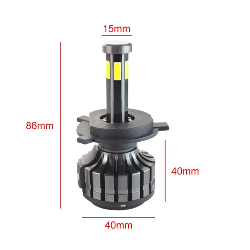 Car LED Lamp Head Six-Sided Illumination 36W H1 H7 H11 9005 9012 Headlights Super Bright White 6000lm 12V 24V Car Lighting Bulb