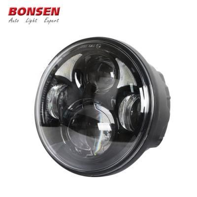 Bonsen New Product 5.75inch LED Headlight Halo Angel Eye Ring DRL LED 12V &amp; 24V Amber Turn Signal Lights for 5.75inch Lights Cars