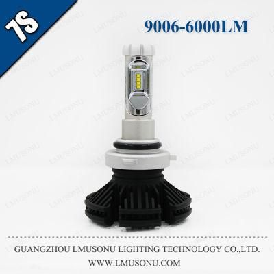 Lmusonu Car 7s 9006 LED Headlight Auto Light 25W 6000lm 9006 LED Car Light