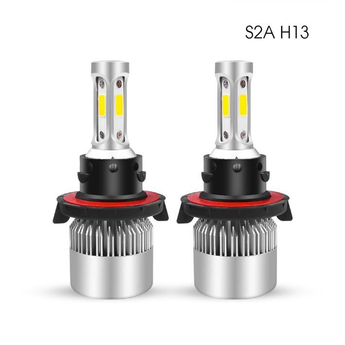 S2 H7 H4 LED Bulb Car Headlight H11 H1 H13 H3 H27 9005/Hb3 9006/Hb4 9007 Hi-Lo Beam 72W