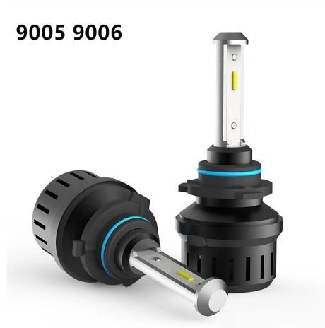 M9 LED Headlight H1 H7 H8 9005 Car Headlight 72W 8000lm 6000K Cool White for Car Fog Lamp Lights 12V IP68 LED Headlights