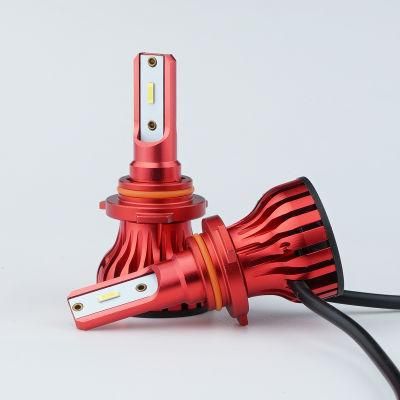 Weiyao V28 Aviation Aluminium Car Accessories Auto Super Bright Bulb 9005 9006 45W 6000K LED Headlight